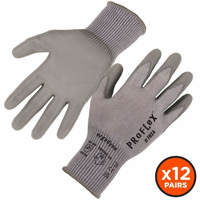 Ergodyne Glove Coated A2 Pu Gray XL EGO10395