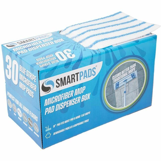 Hospeco Brands Group Monarch Mop Microfiber 18X5 Blustrp MONM901RMPBL