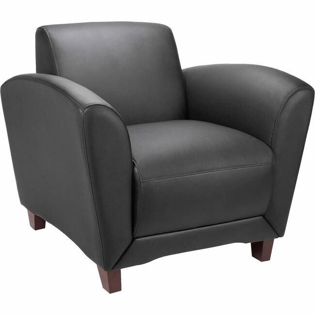 Lorell Chair Club Recptn Bnded Black LLR68952