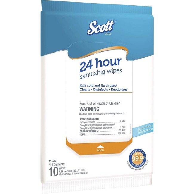 Kimberly-Clark Professional Kleenex / Scott / WypAll / Kimtech Wipe Sanitizing 24HOUR Pack KCC41526