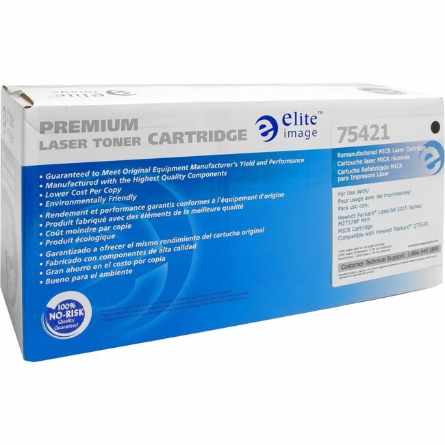 Elite Image Toner Micr HEWQ7553X ELI75421