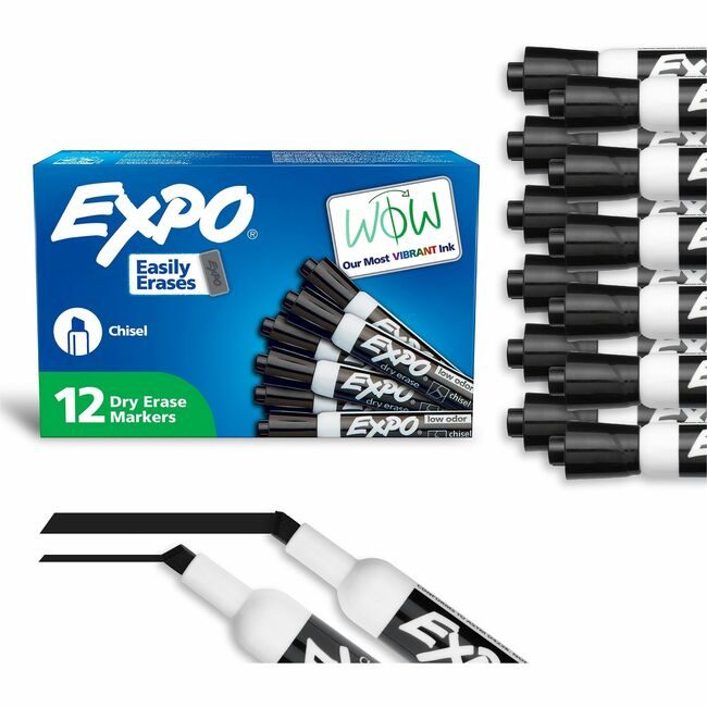 Sharpie / Expo / Prismacolor / Sanford Newell Brands / Sanford Sharpie / Expo / Prismacolor / Marker Dryerse Lo Chisel Black SAN80001A