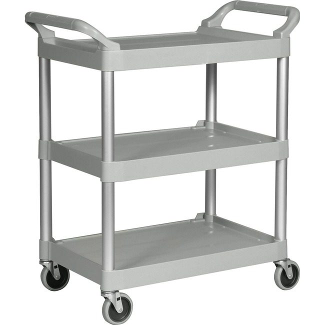 Rubbermaid Commercial Products Cart Utility 3 SHELF Plat RCP342488PM