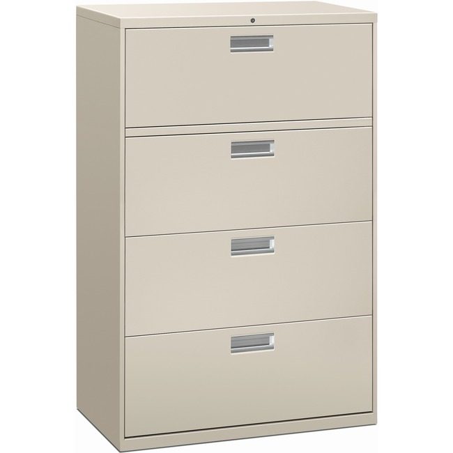 The HON Company File Lat 4DRW 36"-W/LOCK Gray HON684LQ