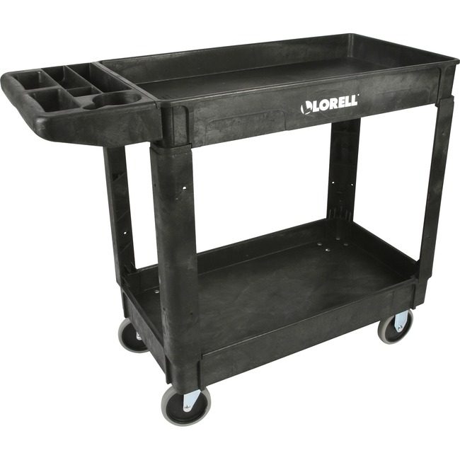 Lorell Cart Utility With Bins 2-SH LLR03611