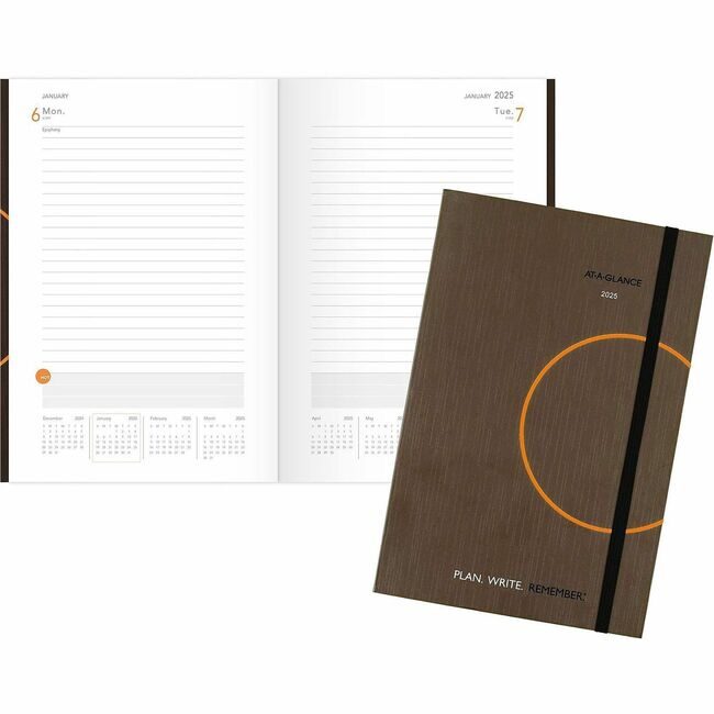 ACCO Brands AT-A-GLANCE Notebook Planning 1 DAY/PG AAG70620130
