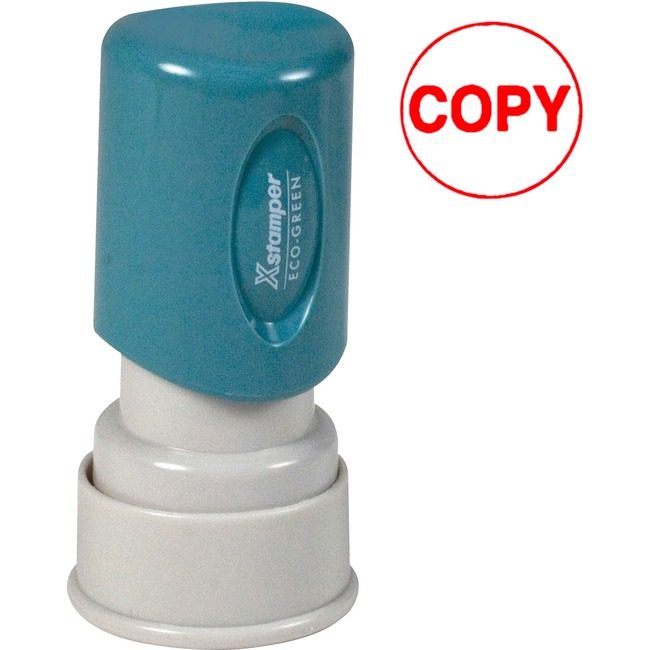 Shachihata / Xstamper Stamp Round 5/8" Copy Red XST11407