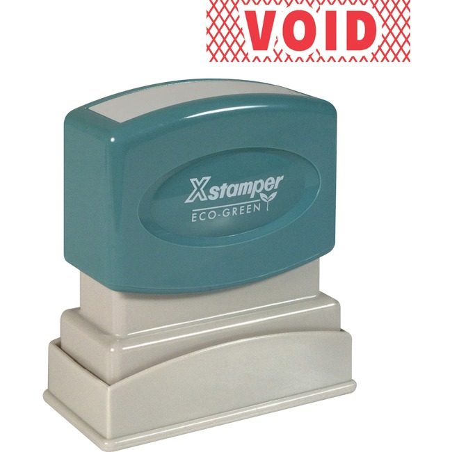 Shachihata / Xstamper Stamp Pre-Inked Void Red XST1825
