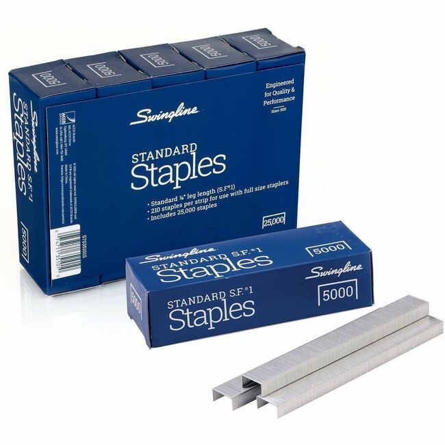 ACCO Brands Swingline Staples SF1 Value Pack 1/4" SWI35101
