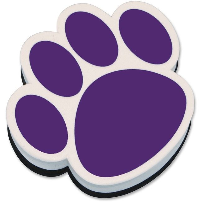Ashley Productions Eraser Magnetic Purple Paw ASH10005