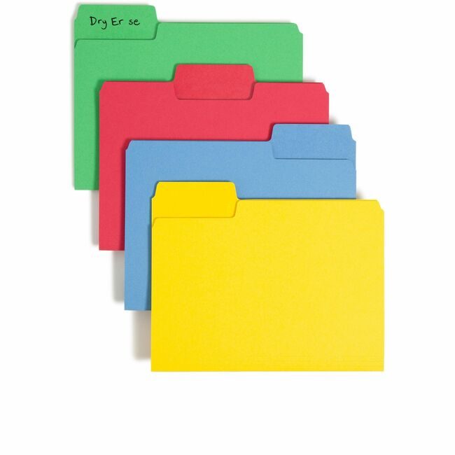 Smead Manufacturing Co. Folder File Suprtab 1/3 Assorted SMD10480
