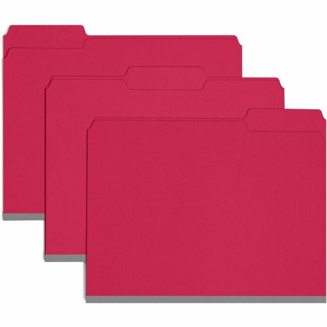 Smead Manufacturing Co. Folder File Pressbrd Letter Red SMD21538