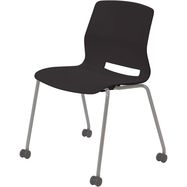 KFI Seating Chair 4-LEG N/Arm Caster Black KFICS2700-P10