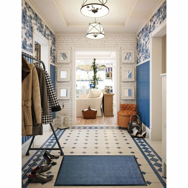 Floortex Doormat 32X48 Blue FLRFR48120DCBLV