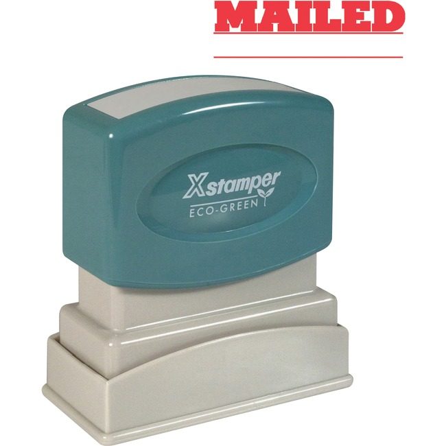 Shachihata / Xstamper Stamp Pre-Inked Mailed Red XST1218