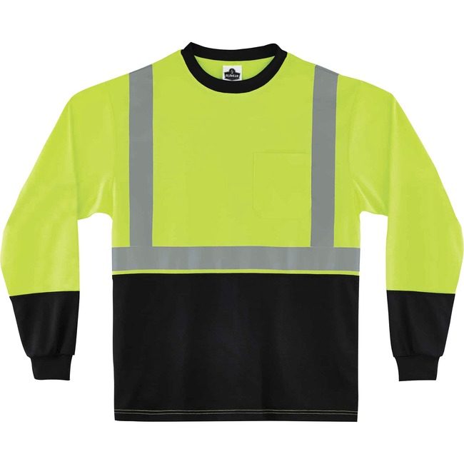 Ergodyne T-Shirt Long Sleeve 2X Lime EGO22706