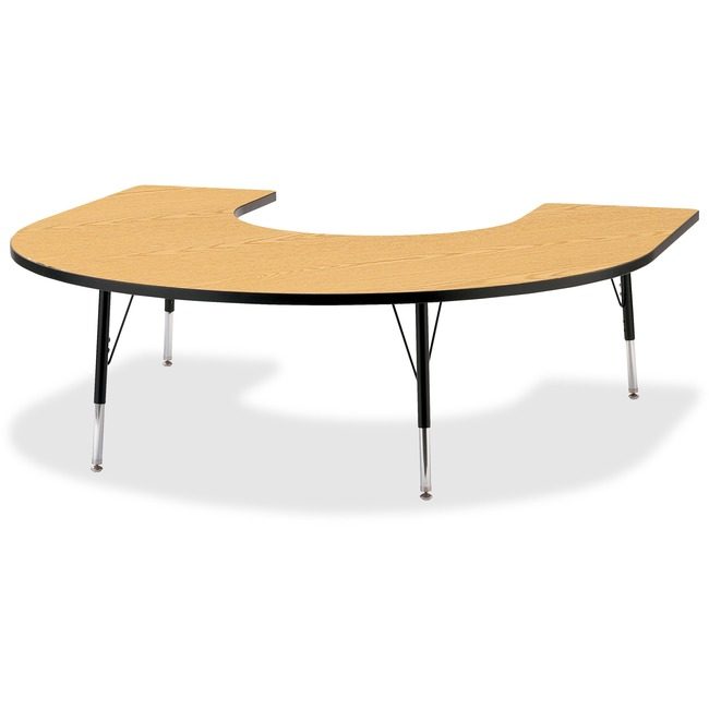 Jonti-Craft, Inc. Table Horseshoe 60X66 Ok/Bk JNT6445JCE210