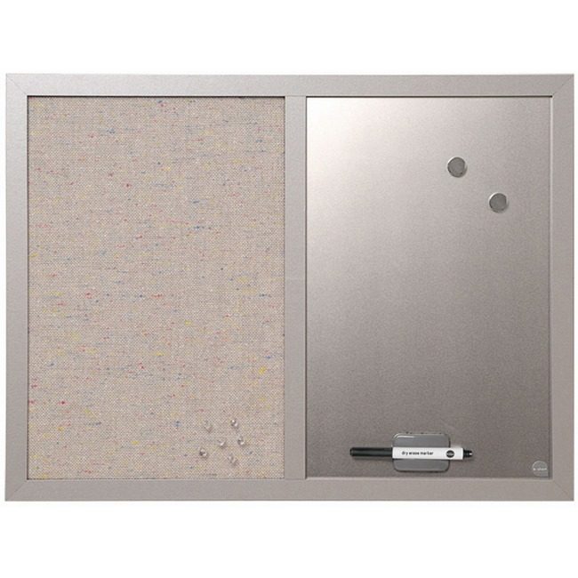 Bi-silque / MasterVision Board Mv 24X18 Combo Gray BVCMX04331608