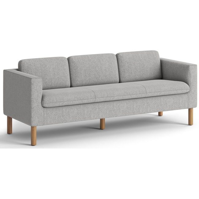 The HON Company Sofa Lounge Fabric Gray HONVP3LSOFAGRY