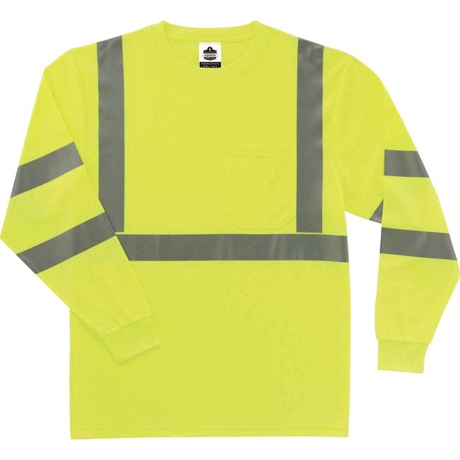 Ergodyne T-Shirt Long Sleeve L Lime EGO21704