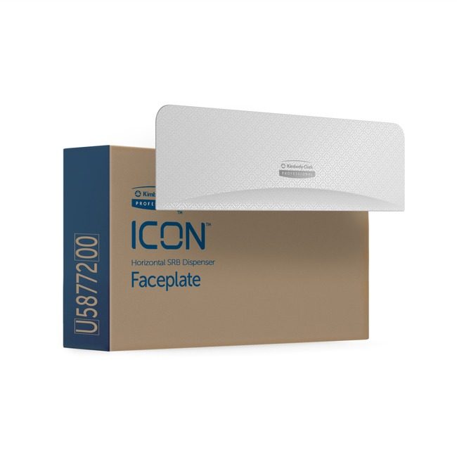 Kimberly-Clark Professional Kleenex / Scott / WypAll / Kimtech Faceplate Dispenser Bt 2 HRZ We KCC58772