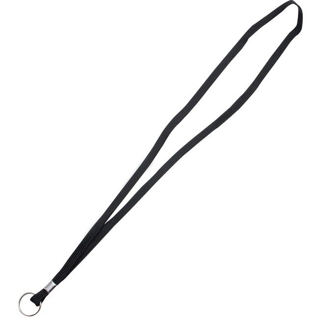 Advantus Corporation Lanyard RING 24 Black AVT75423