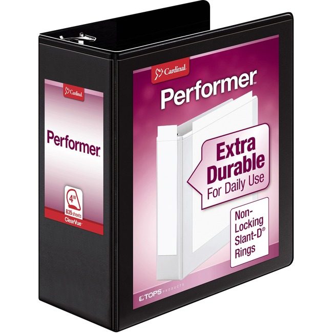TOPS Products / Cardinal Brands Binder Xtrvle Vue D-Rng 4 CRD17811CB