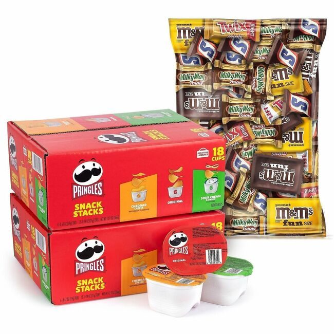 Varies / verify SKU SKU-LEVEL VERIFICATION REQUIRED Food Mars & Pringles 36 Count GRR60004170