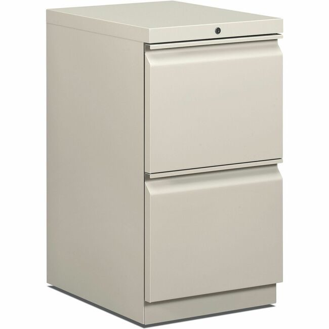 basyx by HON The HON Company basyx by Pedestal 28"H 2 DRAWER Gray BSXHBMP2FQ