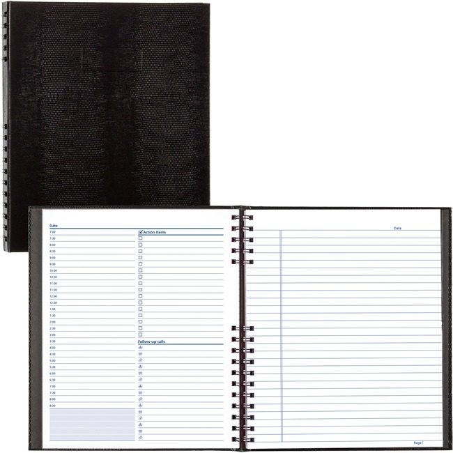 Dominion Blueline, Inc. Schneider Vizz Organizer Notepro 200PG Black REDA30C81