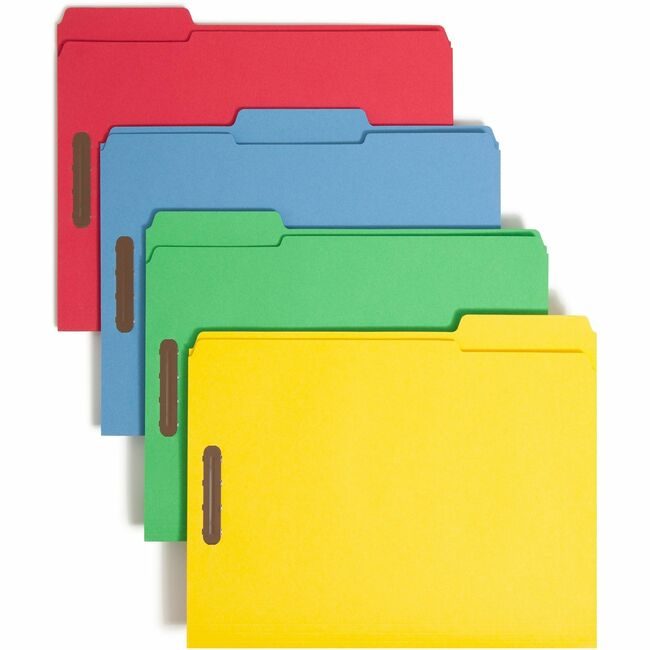 Smead Manufacturing Co. Folder File Fastenr Letter Assorted SMD11975