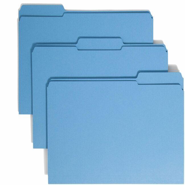 Smead Manufacturing Co. Folder File Letter 1/3 AST Be SMD12034