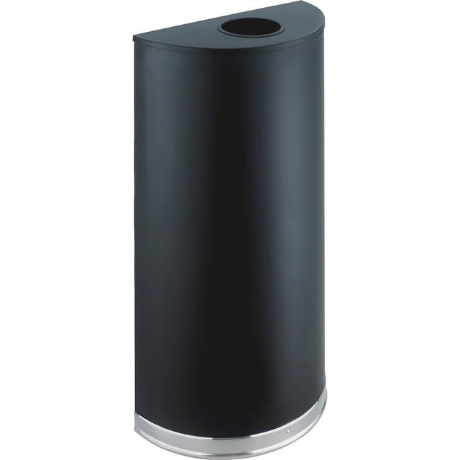 Safco Products Receptacle Half Round SAF9940BL
