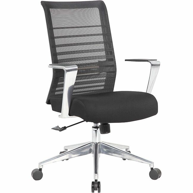 Lorell Chair Conference Fixed-Arm Alu LLR00580