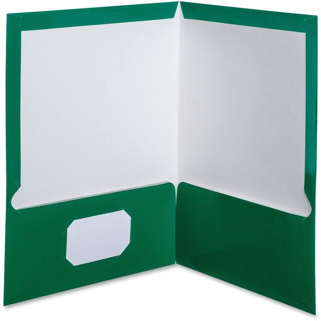 TOPS Products / ACCO legacy Oxford Folder 2POCKET Laminated Green OXF51717