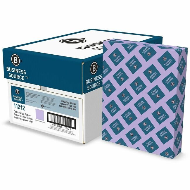 Business Source Paper 8.5X11 20LB Orchid BSN11212