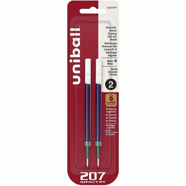 Mitsubishi Pencil Co. / uni-ball Refill Gel Impact/Rt Be 2 Pack UBC65874PP