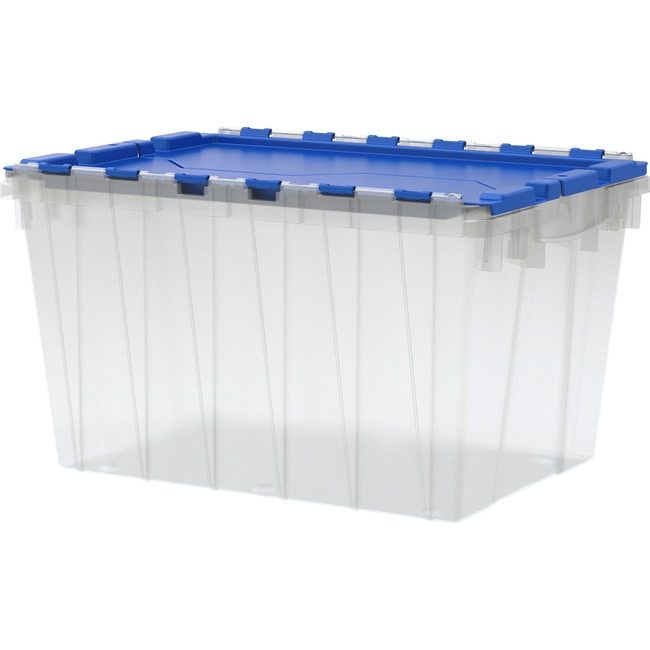 Akro-Mils Tote Hinge Lid 12 GAL Be/Cl AKM66486CLDBL