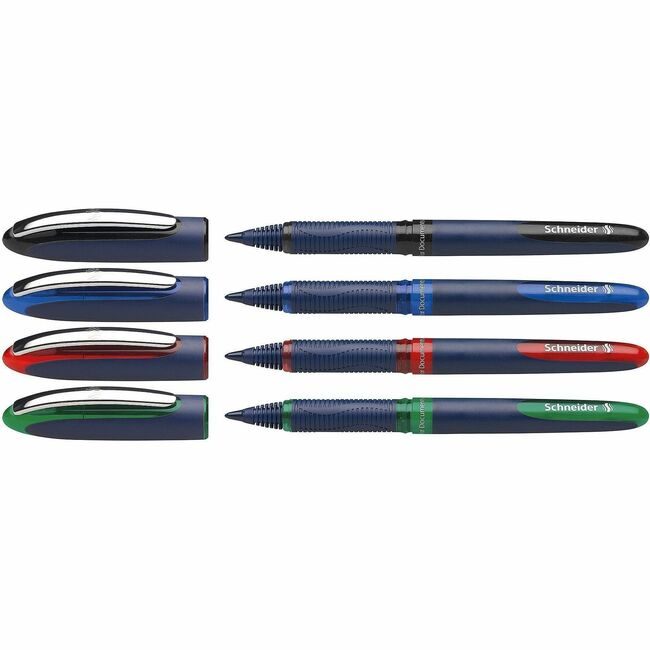 Dominion Blueline, Inc. Schneider Vizz Pens 4 Pack Black Red Blue Green RED183094