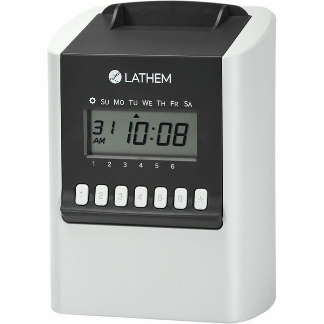 Lathem Time Timeclock Calculating LTH700E