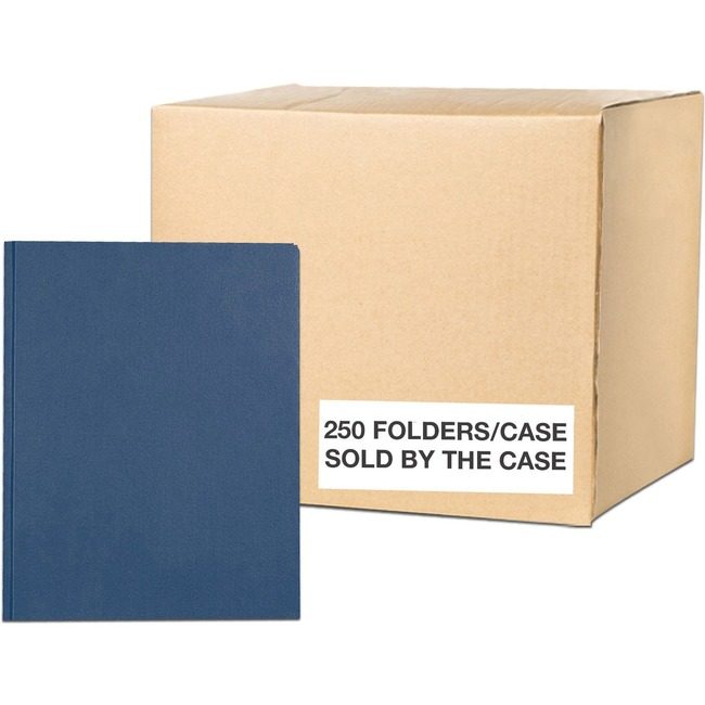 Roaring Spring Paper Products Prong Folders Dk Blue ROA54121CS