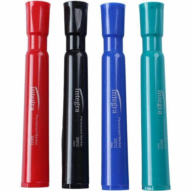 Integra Marker Permanent Chisel 4 Pack ITA30012