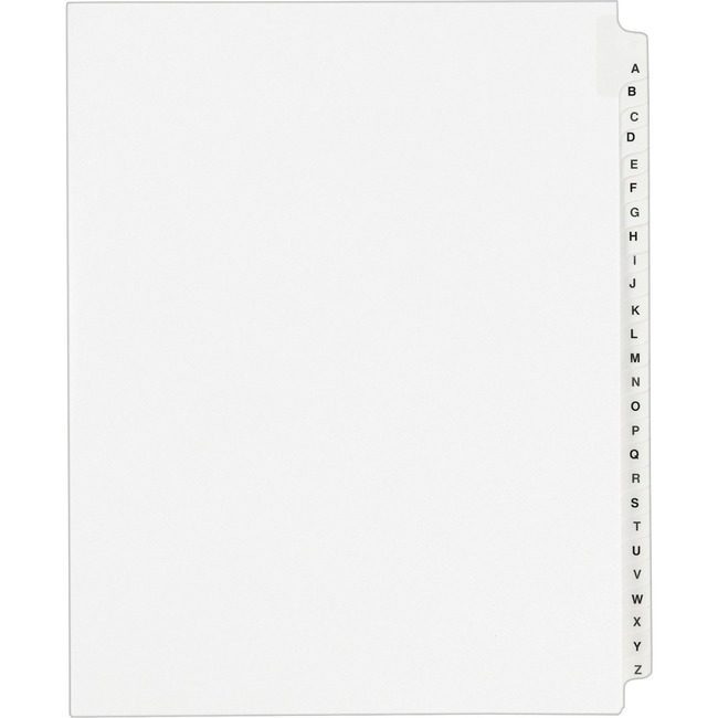 Avery Products Corporation Index Legal Sdtab A-Z AVE01400