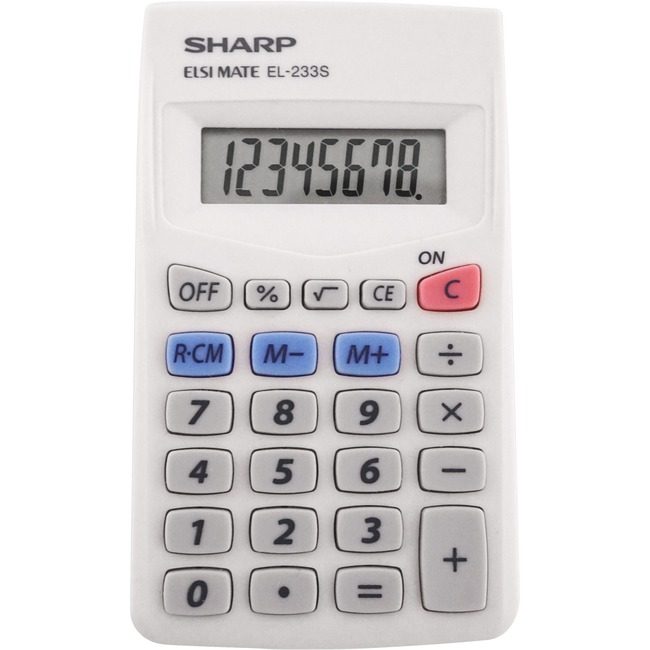 Sharp Electronics Calc Handheld 8DGT SHREL233SB