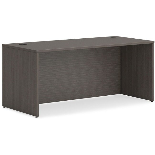 The HON Company Desk Shell Lam 72"W Slateteak HONLDS7236LS1