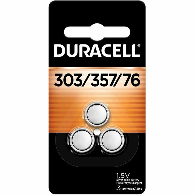 Duracell Battery Button 303/357 1.5V DURDU3033573