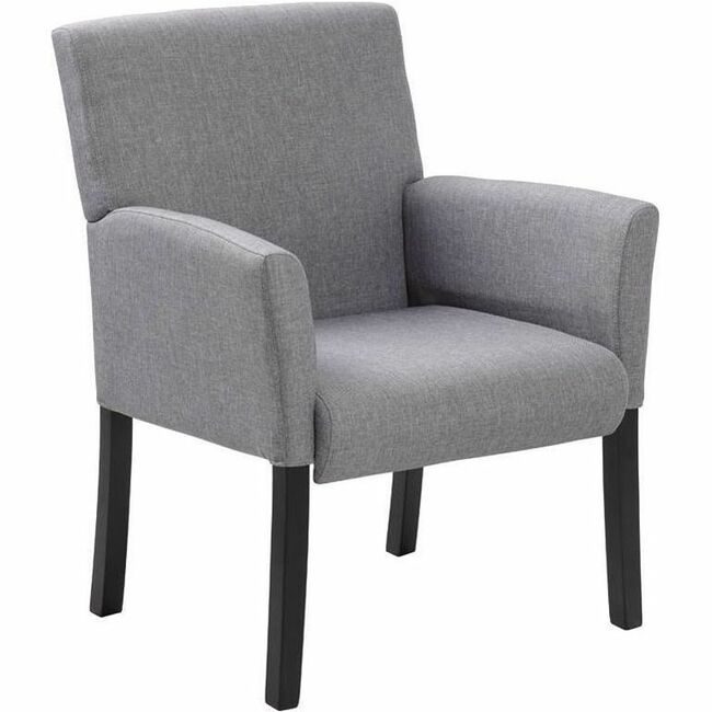 Boss Office Products Chair Guest Linen Gray BOP659MG