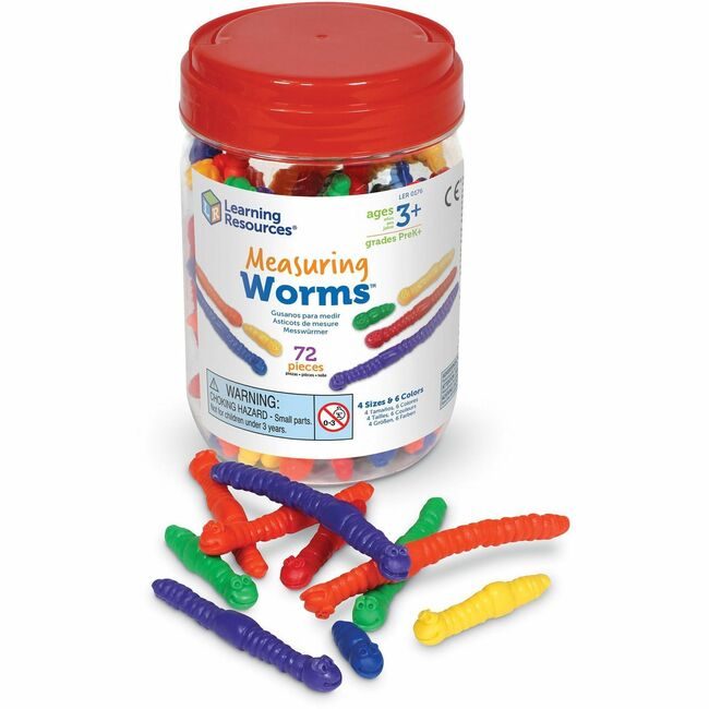 Learning Resources Worms Bucket Measuring 72PC LRNLER0176