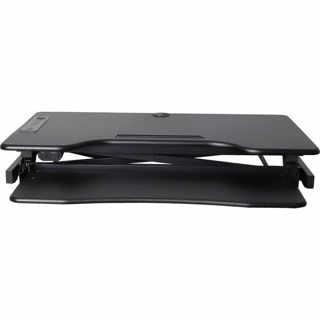 Rocelco Riser Desk Electric 37"W Black RCLREDR2B