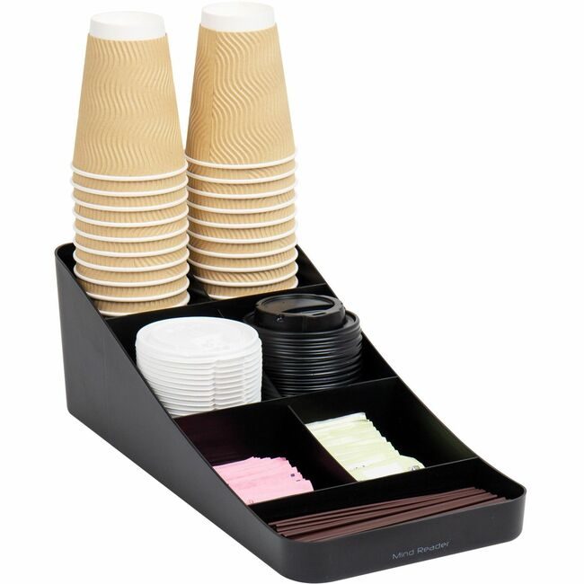 Mind Reader Products Organizer Coffee 7-CMPRTMNT EMSCOMP7-BLK